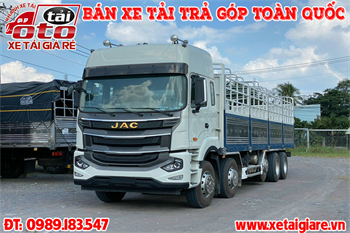 Xe Tải JAC A5 5 Chân 21.2 Tấn 2022 | Xe Tải JAC 21T2 350HP 5 Chân A5 2022 Thùng Dài 9m7